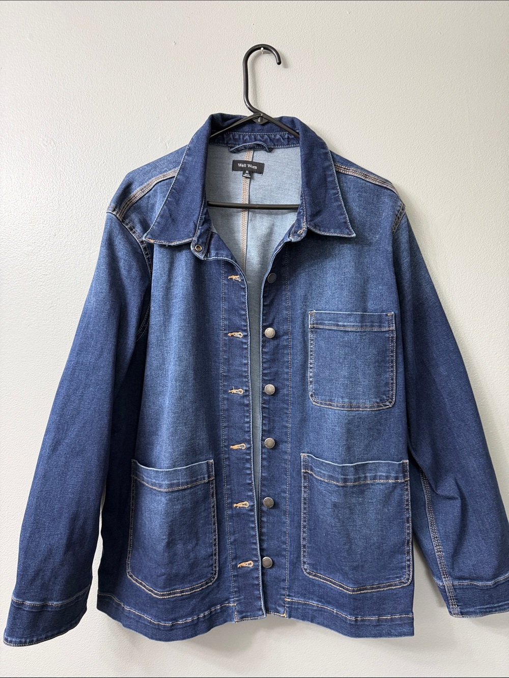 Well Worn women’s Light Blue Jean jacket xl